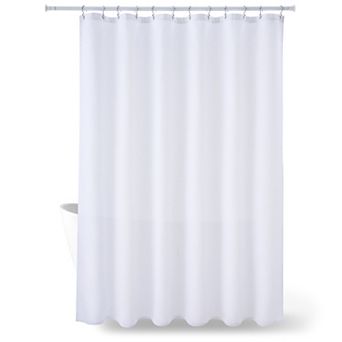 Modern Waffle Weave Shower Curtain, Hotel Quality Waterproof Bath Shower Curtain Sets with 12 Hooks