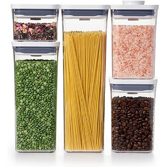 Airtight Pantry Storage Containers, 5 pc Set