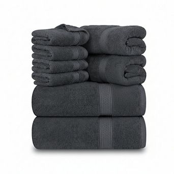 Luxury Towel Set Plush Ring Spun Cotton Super Absorbent Quick Dry