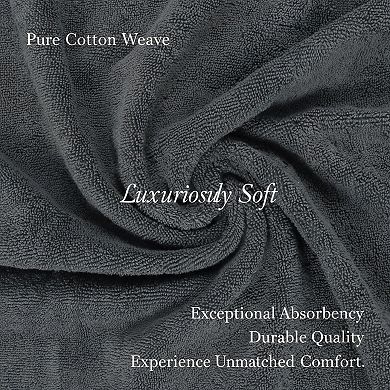 Luxury Towel Set Plush Ring Spun Cotton Super Absorbent Quick Dry