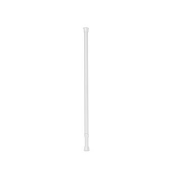 Adjustable Tension Curtain Rod Spring-Loaded Steel Pole, Heavy-Duty, 4 Sizes for Home Use
