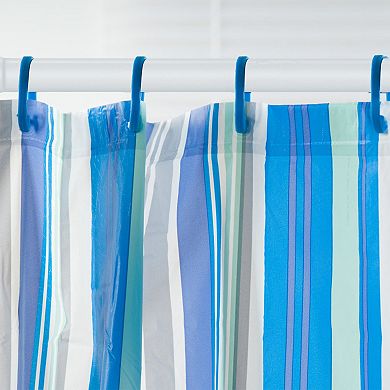 Adjustable Tension Curtain Rod Spring-Loaded Steel Pole, Heavy-Duty, 4 Sizes for Home Use