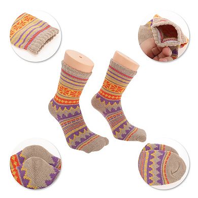 Women's Soft Winter Warm Socks Multicolor 5 Pair