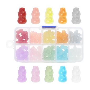 8mm Round Glass Beads for Jewelry Making and DIY Crafts