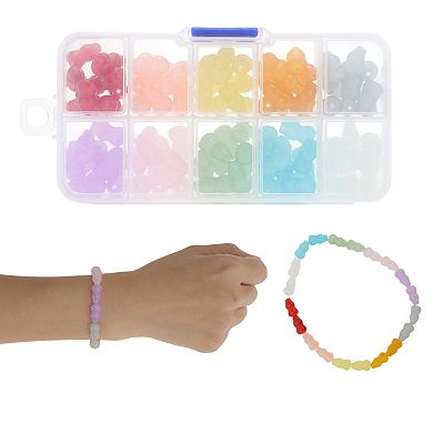 8mm Round Glass Beads for Jewelry Making and DIY Crafts