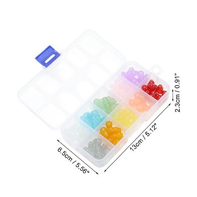 8mm Round Glass Beads for Jewelry Making and DIY Crafts