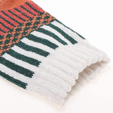 Women's Retro Winter Warm Socks Multicolor 5 Pair