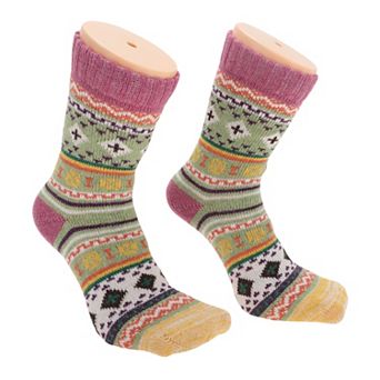 Women's Vintage Winter Warm Socks Multicolor 5 Pair