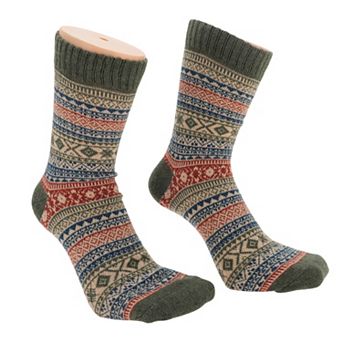 Men's Retro Winter Warm Socks Multicolor 5 Pair