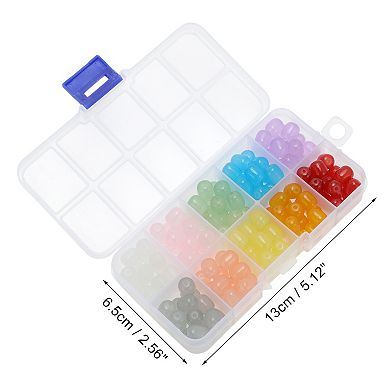 8mm Round Glass Beads for Jewelry Making Bracelet Making and DIY Crafts