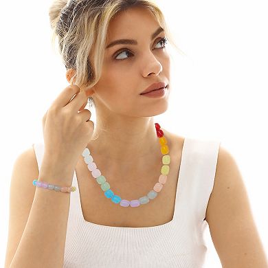 8mm Round Glass Beads for Jewelry Making Bracelet Making and DIY Crafts