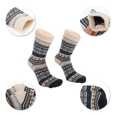 Men's Retro Multicolor Socks - 5 Pairs for Ultimate Comfort