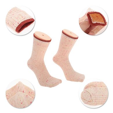 Women's Thick Knit Winter Warm Socks Multicolor 5 Pair