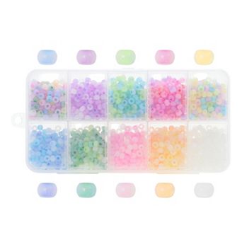 4mm Round Glass Beads for for Jewelry Making Bracelet Making DIY Crafts