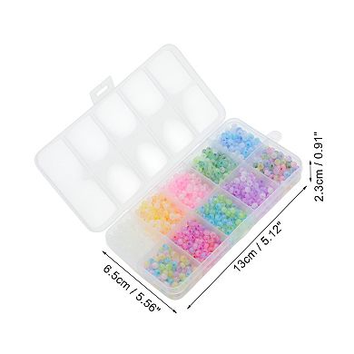 4mm Round Glass Beads for for Jewelry Making Bracelet Making DIY Crafts