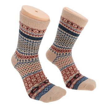 Men's Vintage Winter Warm Socks Multicolor 5 Pair