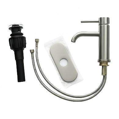 T10 Single Handle Stainless Steel Bathroom Faucet