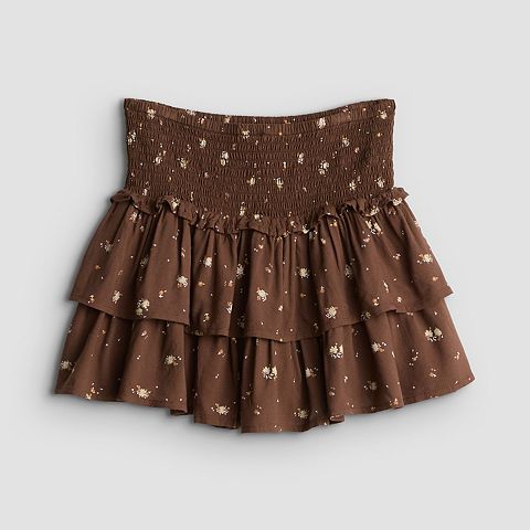 Детские юбки Girls 7-16 SO Woven Tiered Skort in Regular & Plus Size