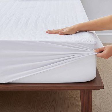 Unikome Waterproof Quilted Mattress Protector Fitted Sheet, Deep Pocket up to 18 Inches
