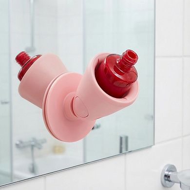 Suction Nail Polish Holder with Adjustable Tilt Design