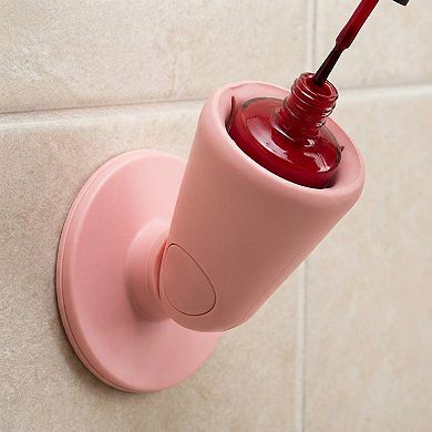 Suction Nail Polish Holder with Adjustable Tilt Design