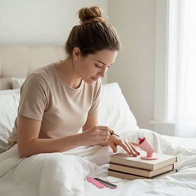 Suction Nail Polish Holder with Adjustable Tilt Design