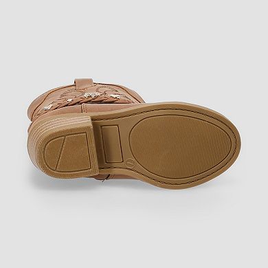 Jumping Beans® Mitter Toddler Girls Western Boots