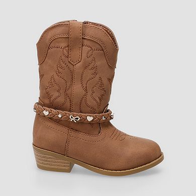Jumping Beans® Mitter Toddler Girls Western Boots