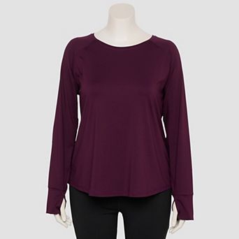 Plus Size Tek Gear® Adaptive Dry Tek Long Sleeve Tee