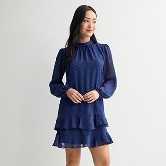 Women's Maison Tara Ruffle Hem Mini Dress