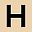 Gold Tone H