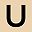 Gold Tone U