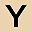 Gold Tone Y