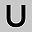 Silver Tone U
