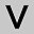 Silver Tone V