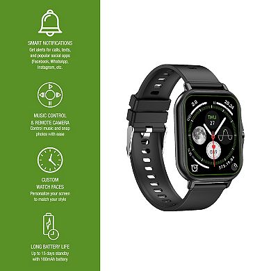 Smart Watch & Wellness Ring Bundle Bluetooth Calling, Fitness Tracking & 24/7 Health Monitoring
