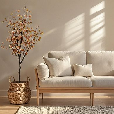 Artificial Eucalyptus Tree, Faux Eucalyptus Stems, Fake Plants with Pot Realistic Leaves