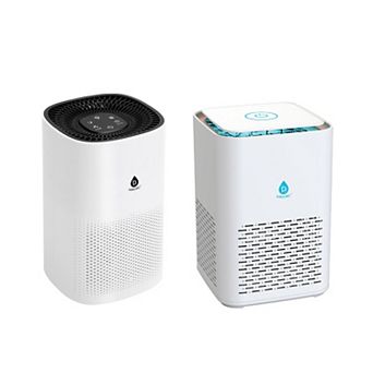 True HEPA Air Purifier Duo 4-Stage Large Room Purifier + Compact 3-Stage Purifier Set