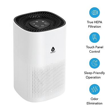 True HEPA Air Purifier Duo 4-Stage Large Room Purifier + Compact 3-Stage Purifier Set