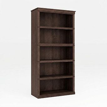Farmhouse Bookcase, Bookshelf with Open Storage, Wooden Bookshelves Display Shelves for Home Office