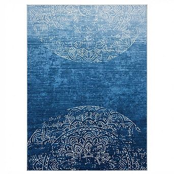 Washable Rugs for Living Room Area Rugs Modern Ombre Area Rug Non Slip Bedroom Carpet Vintage Floral