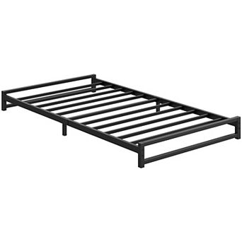 6 Inch Heavy Duty Metal Platform Bed Frame - Steel Slat Support, Easy Assembly, No Box Spring Needed
