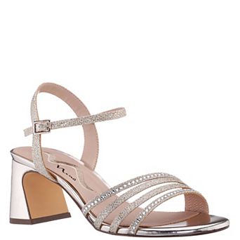 N by Nina Naseem Women's Strappy Block Heel Sandals