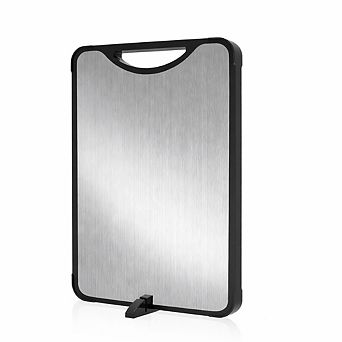 2-in-1 Titanium Cutting Board SGS Certified, Dishwasher Safe, Ideal for Meat & Veggies (16×11)