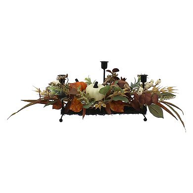 Celebrate Together™ Fall Pumpkin & Pomegranate 3-Candle Holder Table Decor