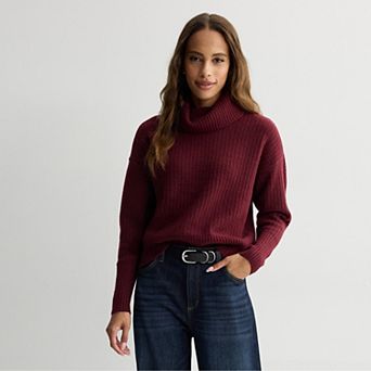 Women's Sonoma Goods For Life® Textured Turtleneck Sweater