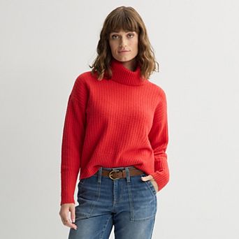 Women's Sonoma Goods For Life® Textured Turtleneck Sweater