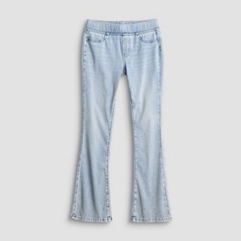 Girls 6-18 SO® Adaptive Pull On Super Stretch Bootcut Jeans