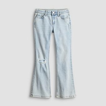 Girls 6-18 SO® Adaptive Mid Rise Flare Jeans