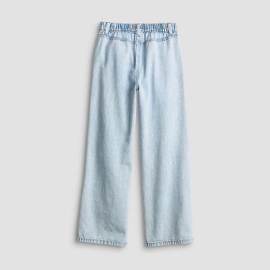 Girls 6-18 SO® Adaptive Pull On Wide Leg Jeans
